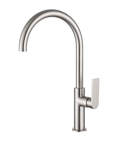 Смеситель для кухни AQG Alpha 05SOA500NI на столешницу зачищенный никель