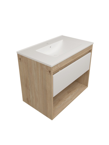 Фасад для тумбы под раковину Teymi Vitra T60412 72х2х23 цвет белый - фото 2