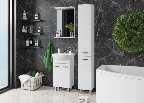 Шкаф-пенал Onika Коралл 403037 30х28х190 напольный - фото 4