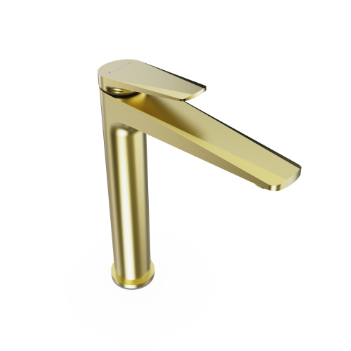 Смеситель Tokito KIN TOK-KIN-1012 на раковину брашированное золото - фото 2