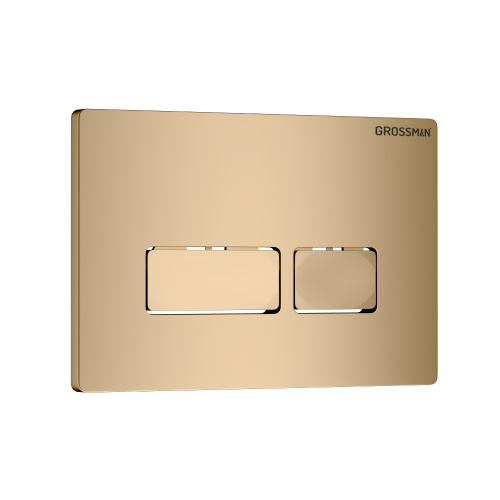 Клавиша смыва механическая Grossman Pragma 700.K31.03.310.310 цвет золото - фото 2
