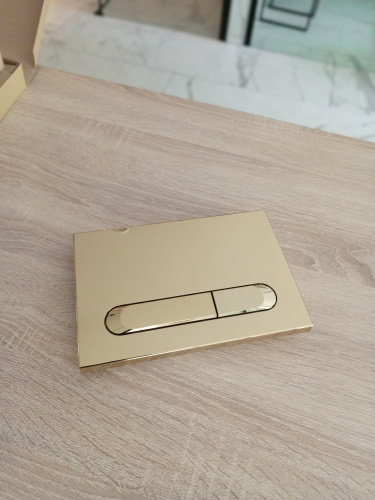 Клавиша смыва механическая KK POL M09 350/PSG/050-00-00 цвет золото - фото 2