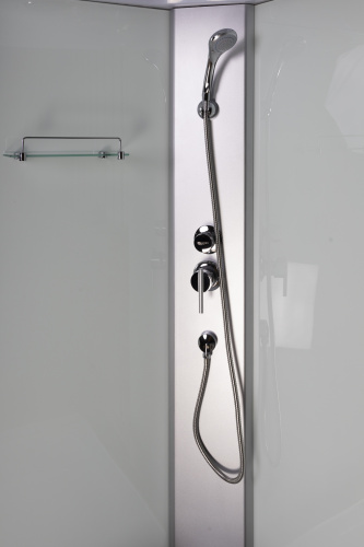 Душевая кабина Niagara Eco E80/40/MT 80х80 четверть круга с крышей ориентация универсальная - фото 5