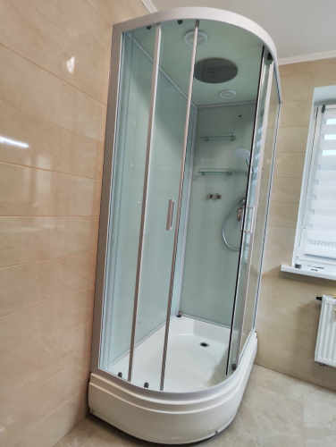 Душевая кабина Frank 129009 120х80 с крышей ориентация правая - фото 3