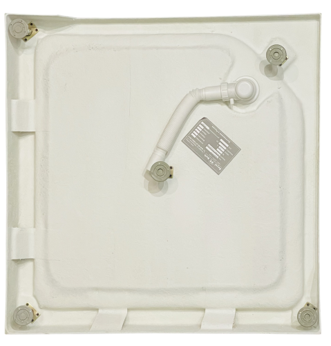 Душевой поддон Royal Bath HP RB80HP 80х80 акрил белый с ножками - фото 3