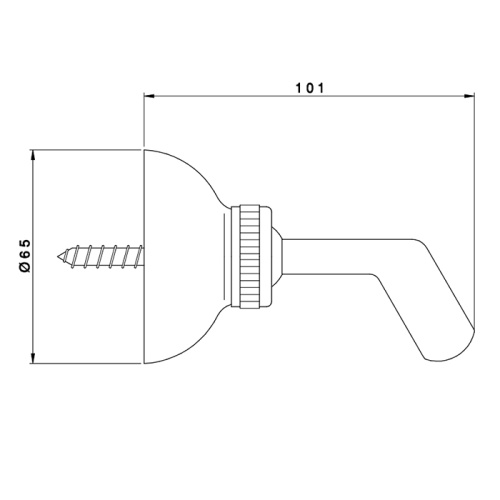 Держатель для душа Nicolazzi Doccia 7125CR хром - фото 2