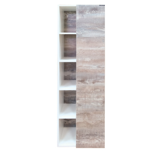 Шкаф-пенал Comforty Турин 00004136455CF 45х32х160 подвесной цвет дуб бежевый - фото 4