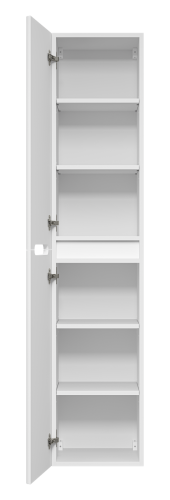 Шкаф-пенал Misty Роял П-Роя-01035-011П 35х34х165 подвесной цвет белый - фото 3