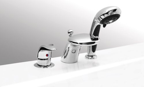 Смеситель ASD Cobra Гл000025810 на борт ванны хром - фото 2