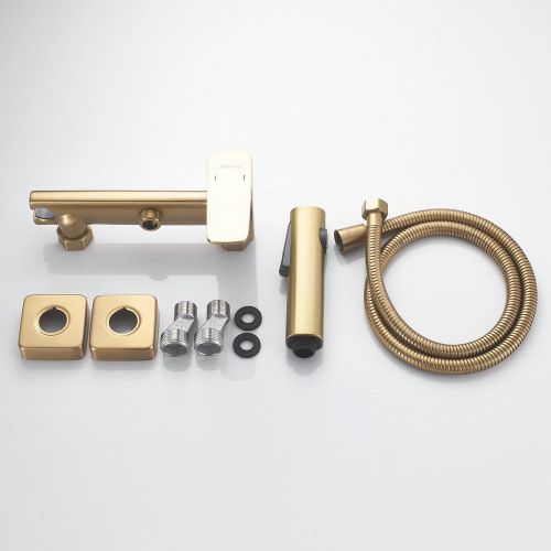 Гигиенический душ со смесителем Shevanik S99 S9905G-1 золотой сатин - фото 4