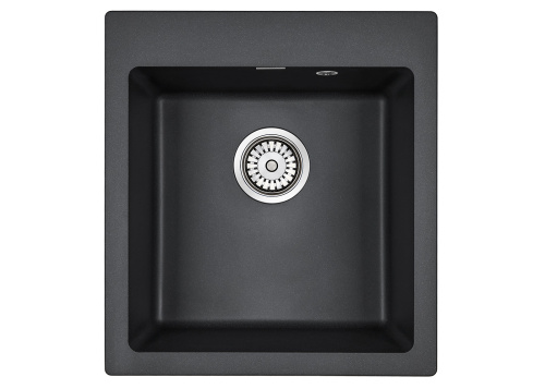 Кухонная мойка Paulmark KANTE 45 PM104651-BL 47х51 цвет черный