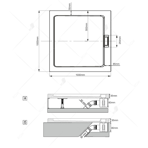 Сифон для душевого поддона RGW 03241100-10 - фото 3