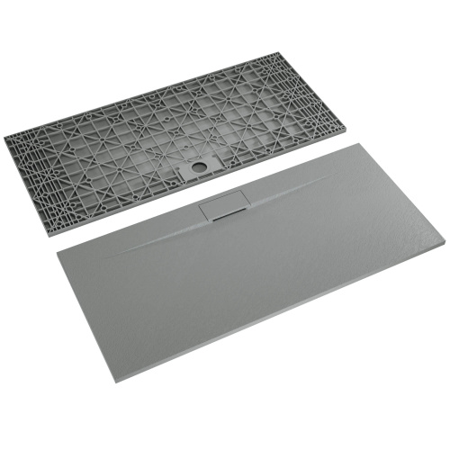 Душевой поддон RGW SMC 553802820-12 80х200 стеклопластик серый - фото 3