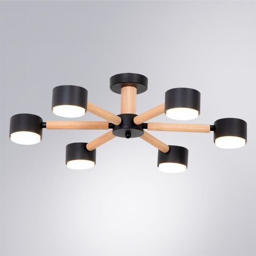 Люстра потолочная Arte Lamp Tenda (Тенда) A1624PL-6BK - фото 2