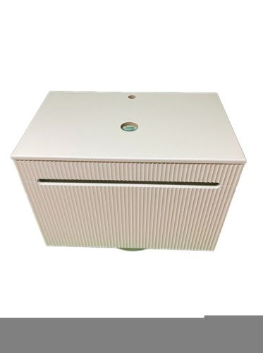 Тумба под раковину Sintesi STL.W7815 80х60 подвесная цвет белый - фото 3