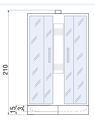 Душевая кабина River NARA LIGHT Б/К 90/15 MT (10000002911) 90х90 четверть круга без крыши ориентация универсальная - фото 2