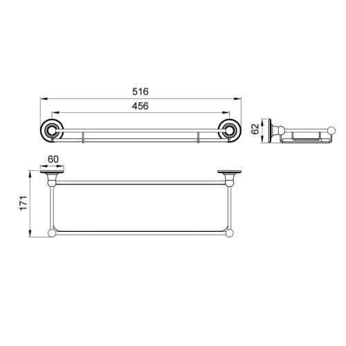 Полка Timo Nelson 150072/00 - фото 2