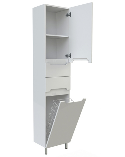 Шкаф-пенал Orange TOPLINE-Rio PR40-05KR 40х31х190 цвет белый - фото 5