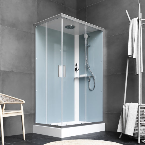 Душевая кабина Am.Pm Gem W90C-404-12090MT 120х90 прямоугольная с крышей ориентация универсальная