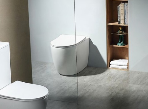 Унитаз приставной Aquatek ЕВРОПА AQ1902-00 белый с сиденьем микролифт безободковый каскадный смыв - фото 3