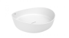 Раковина из сантехнического фарфора Creavit Ruby RB140-00MB42E-0000 40х40 накладная цвет белый