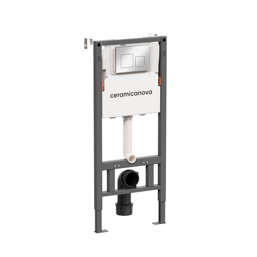 Инсталляция для унитаза с кнопкой Ceramica Nova Balance/Square CN121002CH - фото 2
