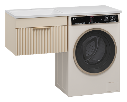 Тумба под раковину Brevita Enfida ENF-09060-031Я 56х47х38 подвесная цвет бежевый - фото 4