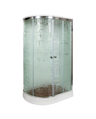 Душевая кабина AvaCan EM1511REL 110х80 асимметричная с крышей ориентация правая - фото 2