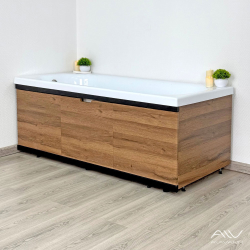 Экран под ванну Alavann Rita 170 см ALV1199002 фронтальный МДФ съемный/раздвижной коричневый - фото 5