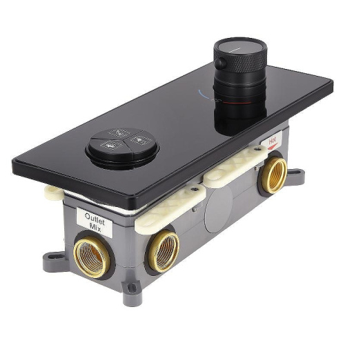 Душевая система ALMAes Ebro TVZ-8801 встраиваемая цвет черный - фото 5