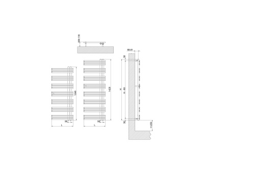 Полотенцесушитель Cordivari Kelly Electric 3581780500002 50х142 электрический хром - фото 2