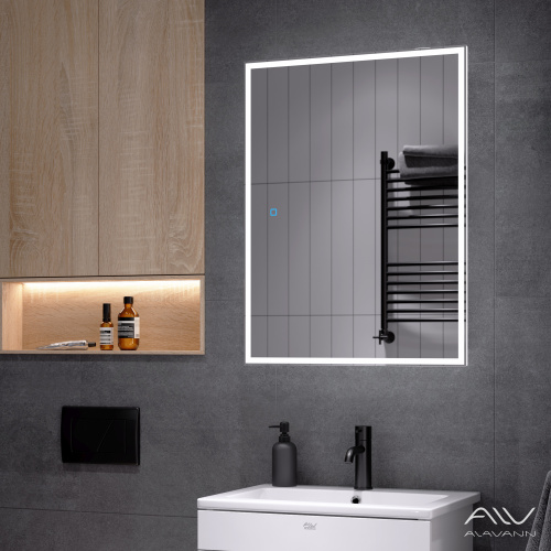 Зеркало-шкаф Alavann Rita ALV0289002 60х15х80 подвесной цвет белый - фото 4