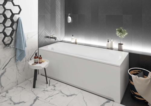 Ванна акриловая Aquatek Ника NIK150-0000001 150х75 пристенная прямоугольная без каркаса без ручек - фото 3