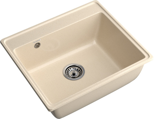 Кухонная мойка Granfest Vertex V-580 кашемир 58х50 цвет бежевый поверхность матовая - фото 2