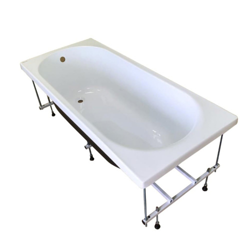 Ванна акриловая Aquanika Round A1017075025 170х75 пристенная прямоугольная без каркаса - фото 4