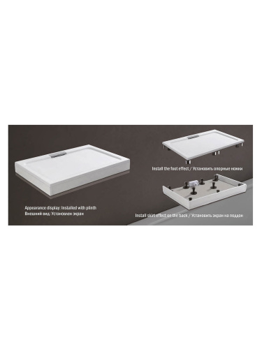 Душевой поддон WeltWasser WW TRS90 (10000002765) 90х90 искусственный камень - фото 3