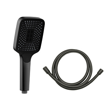 Душевой гарнитур Vincea VSHN-41HMB настенный черный матовый