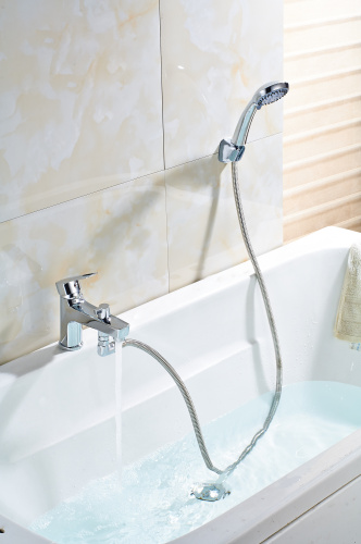 Смеситель Rossinka S S35-38 на борт ванны хром - фото 2