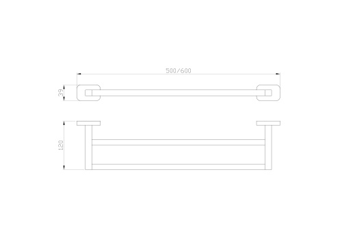 Полотенцедержатель Wonzon & Woghand GRAFFITY WW-9311-BG - фото 2
