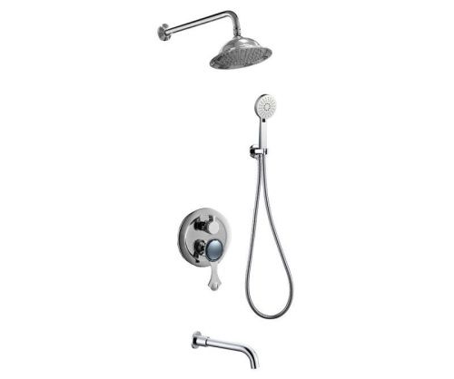 Душевая система Bronze de Luxe NT800/B03 встраиваемая в стену цвет хром - фото 2