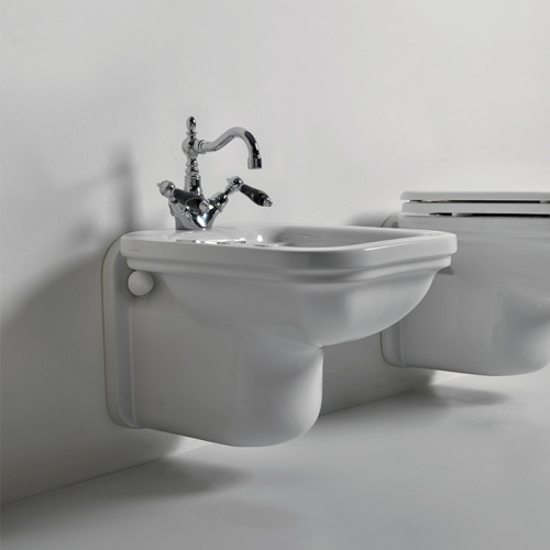 Биде Kerasan Waldorf 4125K1bi/cr*1 подвесное