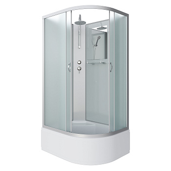 Душевая кабина Niagara Classic 23101424LBKT 120х80 асимметричная без крыши ориентация левая