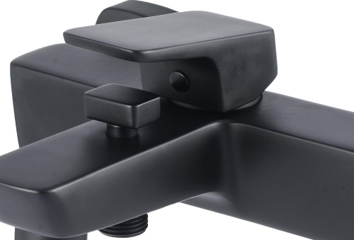 Смеситель для ванны с душем Aquanet Gotic AF440-20B настенный черный - фото 2