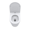 Унитаз приставной BelBagno FLAY BB1003CB-TOR/SC белый с сиденьем микролифт безободковый смыв торнадо