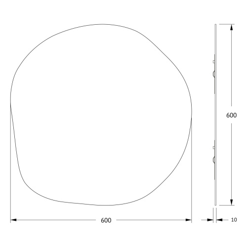 Зеркало в ванную Evoform Essence BY 0327 60х60 - фото 2