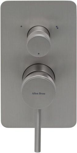 Смеситель для ванны с душем Allen Brau Priority 5.31A11-BN встраиваемый в стену никель - фото 4