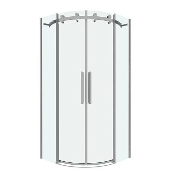 Душевой уголок Grossman Classic 301.K33.04.9090.10.00 90х90 стекло прозрачное профиль хром глянцевый без поддона