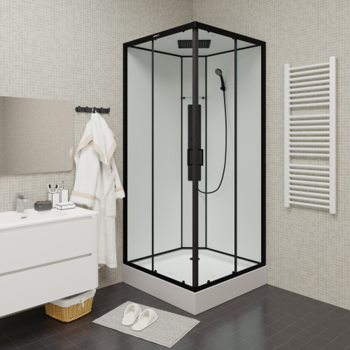 Душевая кабина Parly AMI AMI Quadro 90х90 квадратная с крышей ориентация универсальная - фото 3