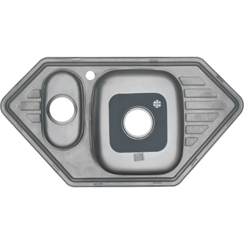 Кухонная мойка Melana 222 C t (*7) 95х50 цвет хром - фото 3