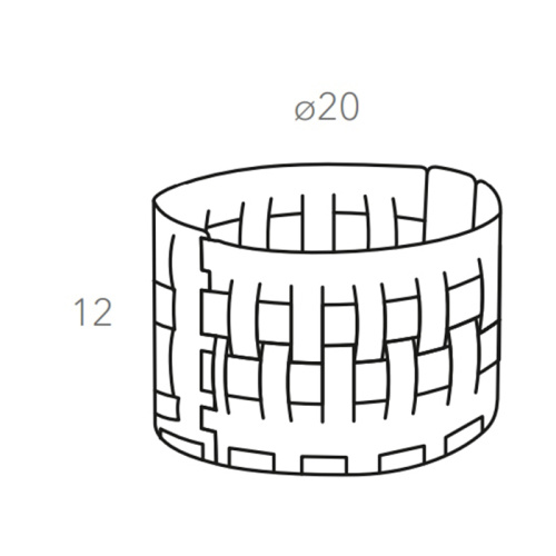 Корзина для белья ADJ Bottega 1512.06/04 - фото 2